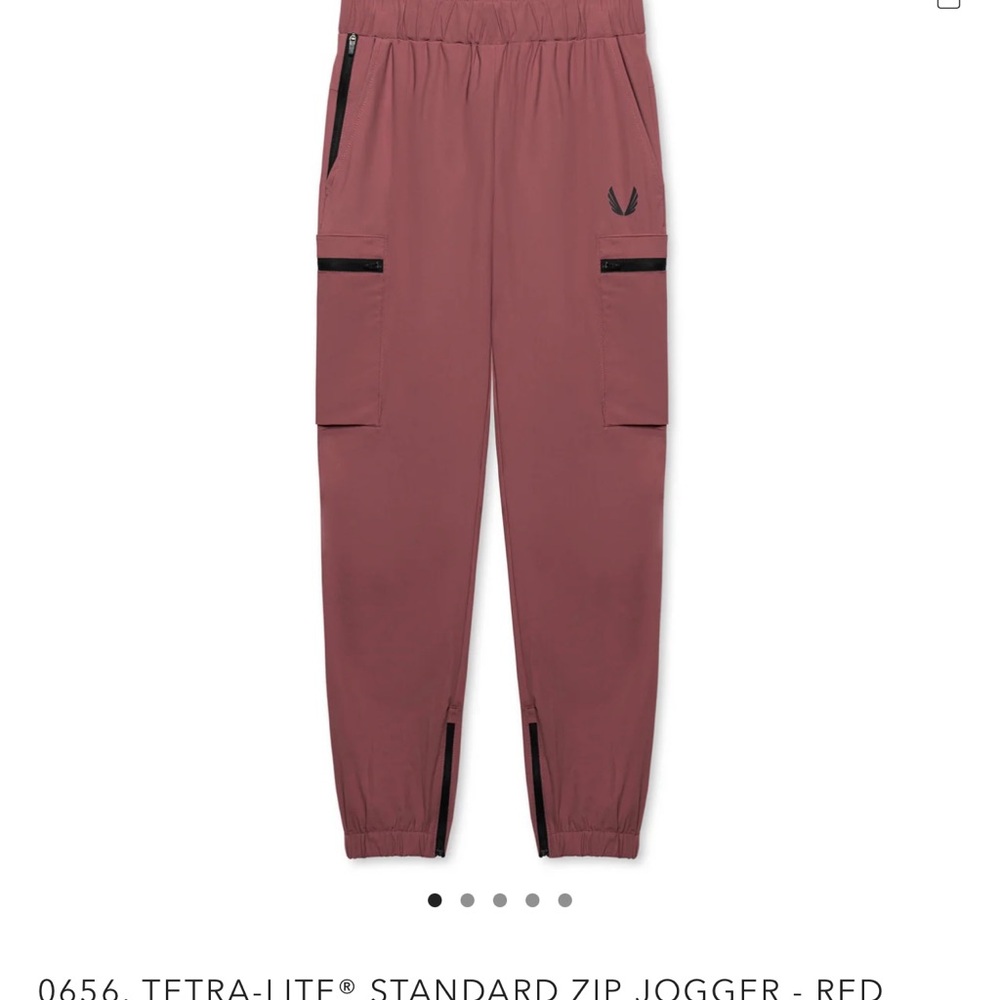 ASRV Red Tetra-Lite Standard Zip Jogger